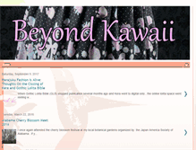 Tablet Screenshot of beyond-kawaii.com